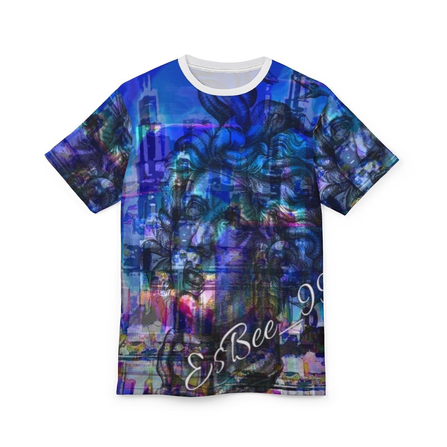 Medusa Abstract Graphic Tee Gothic Streetwear