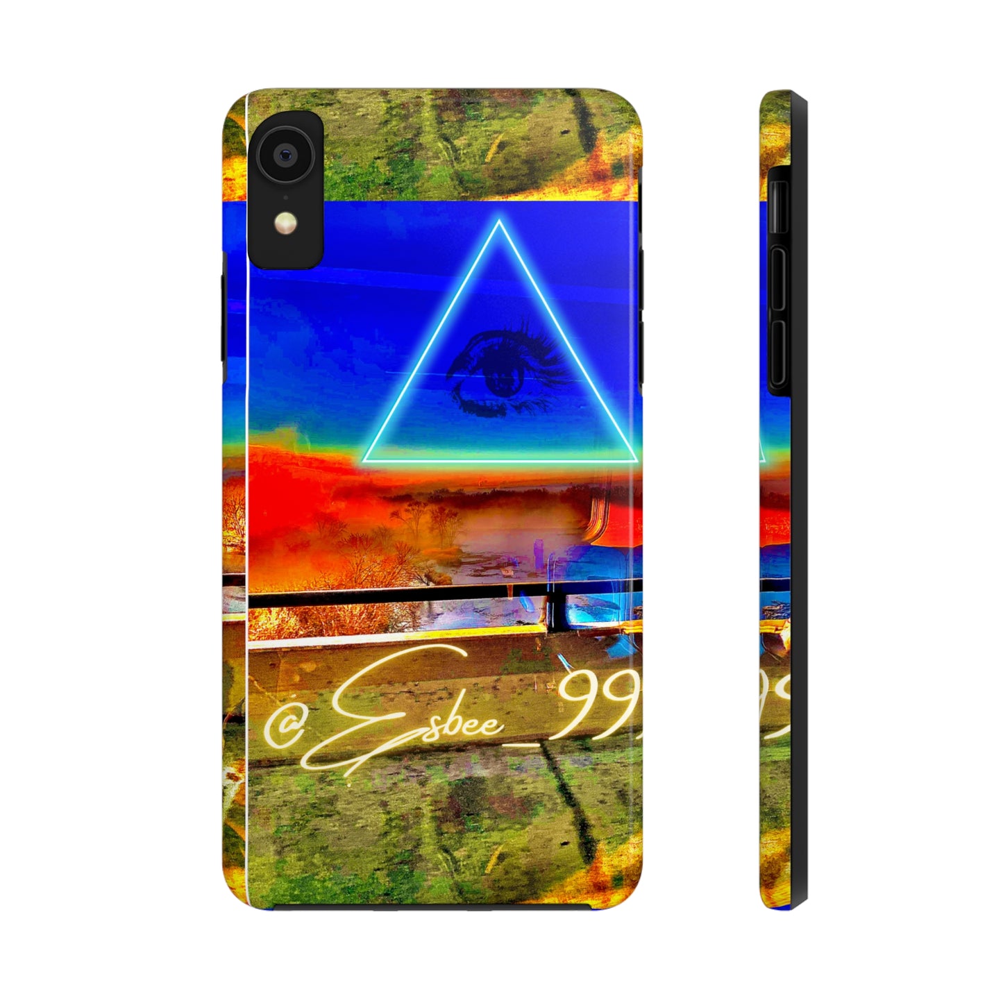 Esbee Evil Eye Gothic Phone Case, Gothic iPhone Case Cool Trendy Phone Case