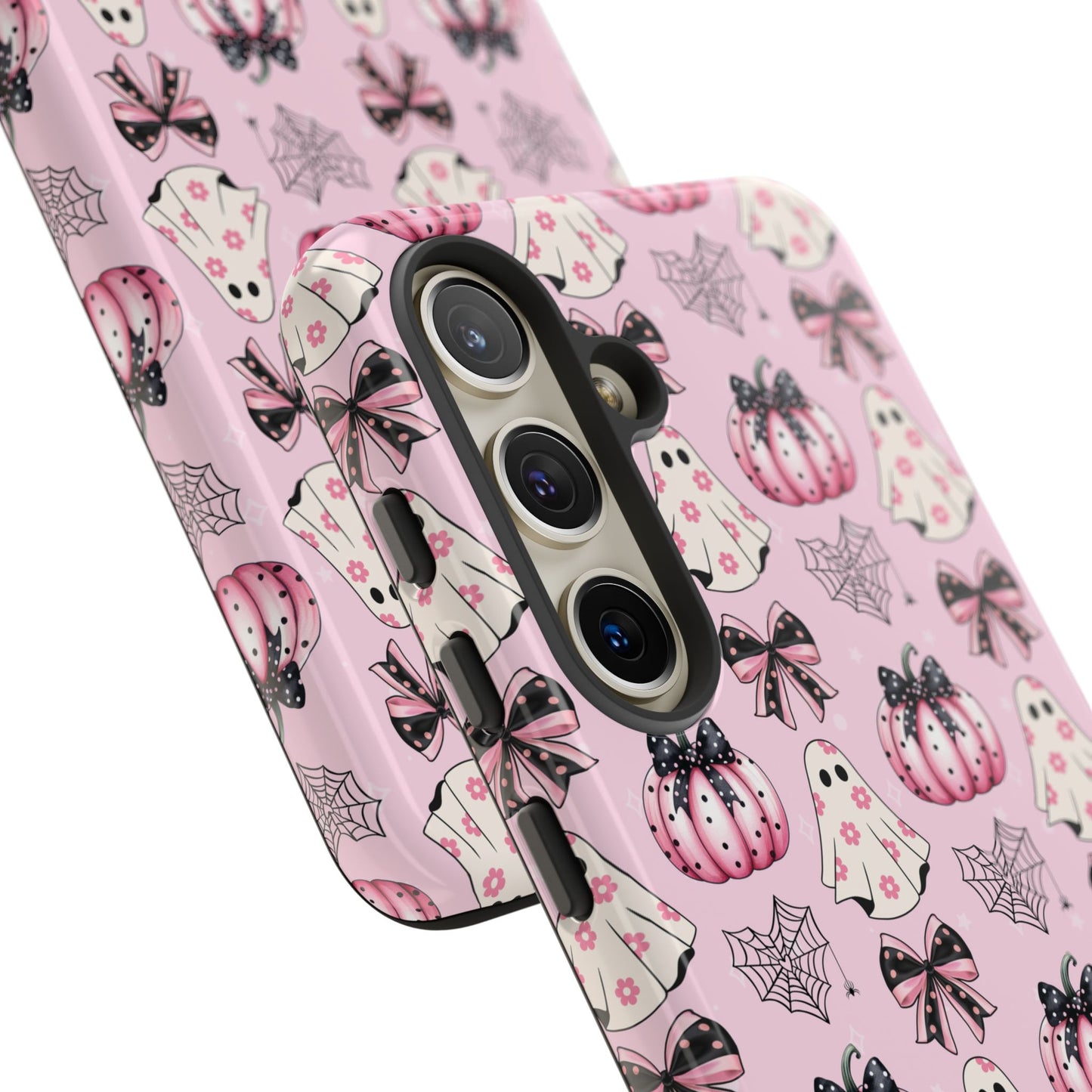 Halloween Coquette Phone Case Ghost Bows and Pumpkins Cute Phone Case