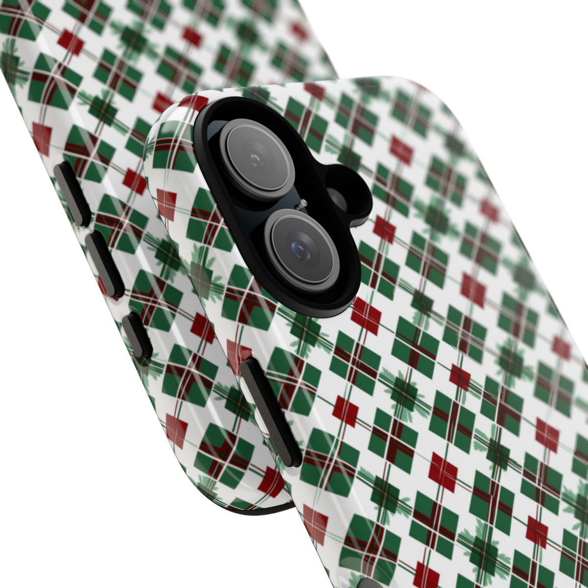 Festive Plaid Design Protective Smartphone Case