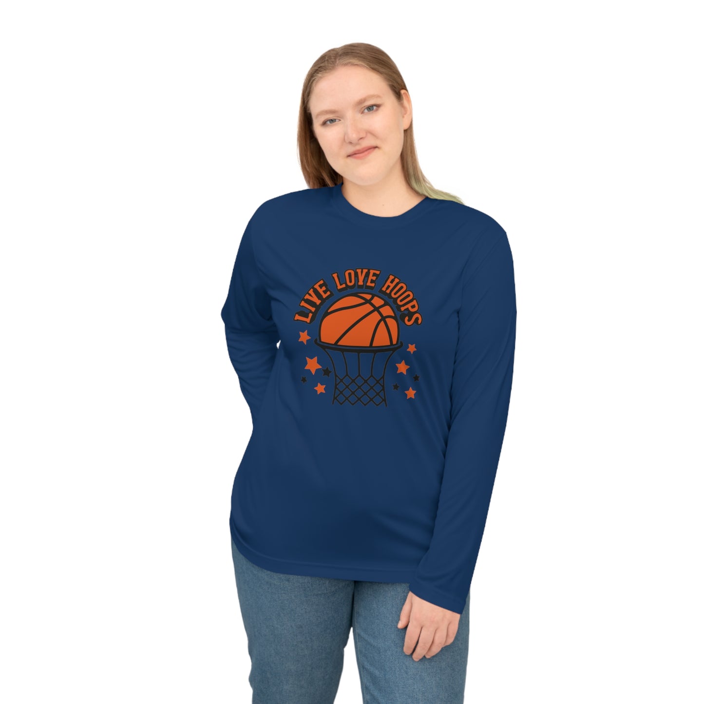 Basketball Shirt, Basketball Mom, Dad, Game Day Shirt, Sports T-shirt, Unisex Performance Long Sleeve Shirt