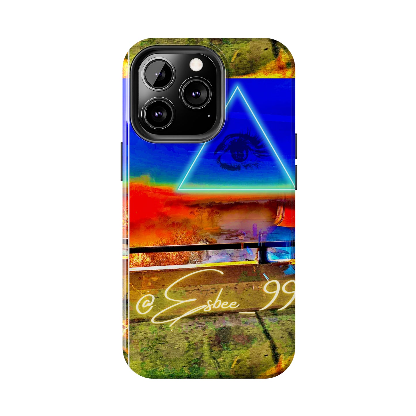 Esbee Evil Eye Gothic Phone Case, Gothic iPhone Case Cool Trendy Phone Case