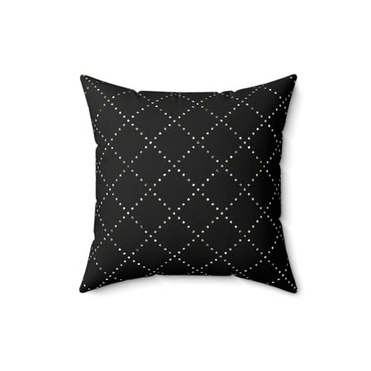 Black and White Square Couch Pillow Decorative Pillow Home Decor