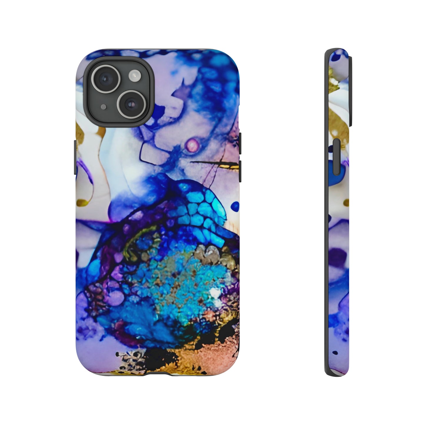 Blue Abstract Cell Phone Case, Cute Cellular Phone Case, Cell Phone Cover