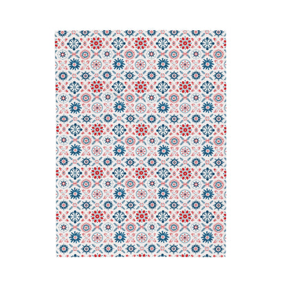 Plush Blanket - Nordic Fair Isle Decor Hygge Throw Blanket Couch