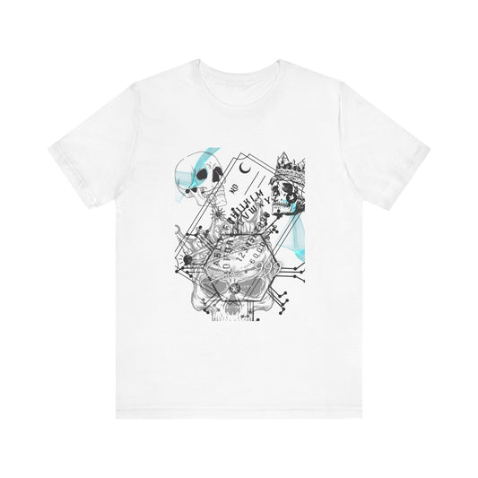 Skeleton Skull T-Shirt Crewneck Gothic Horror Shirt Graphic Tee Unisex Jersey Short Sleeve Tee