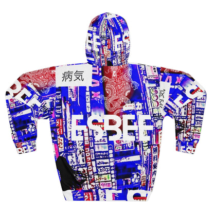 Abstract Collage Hoodie Unique Collage art Hooded Sweatshirt