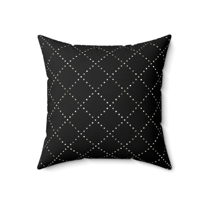 Black and White Square Couch Pillow Decorative Pillow Home Decor