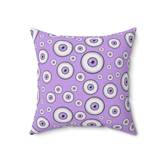 purple pastel goth throw pillow, cool cute  decorative throw pillow