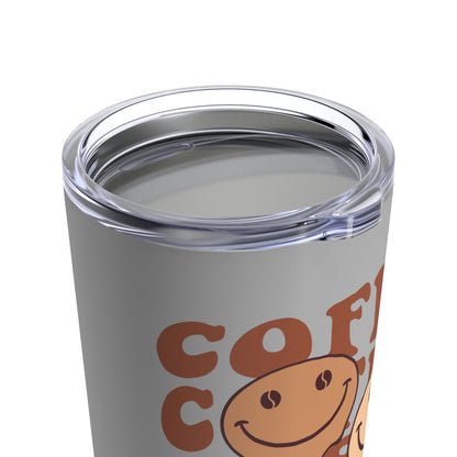 Cute Coffee Tumbler 20oz, Happy Face Travel Mug Insulated 20 oz