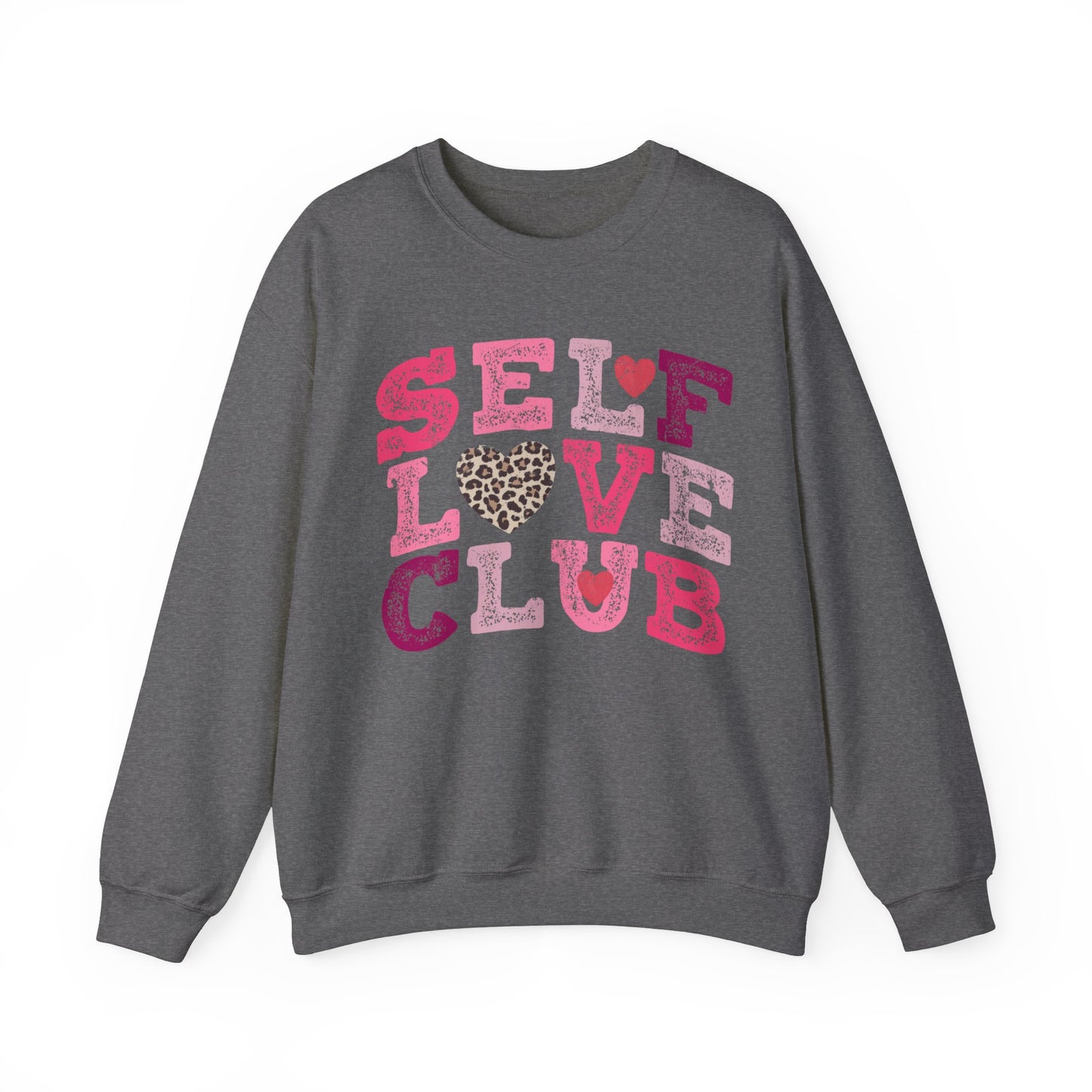 Self Love Club Sweatshirt Valentine's Day Sweatshirt, Cute Retro Graphic Crewneck