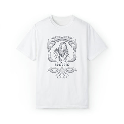 Comfort Colors Scorpio Vintage Shirt, Zodiac T-shirt, Leo Shirt Unisex Garment-Dyed T-shirt