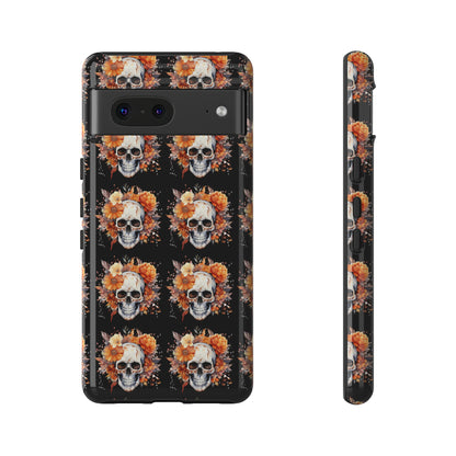 Skeleton iPhone Case, Goth Cell Phone Case, Halloween Skeleton Phone Case,