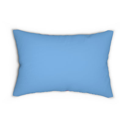 Santa Neon Lumbar Pillow, Cute Christmas Couch Pillow, Holiday Christmas Cushion Covers