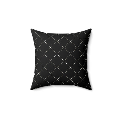 Black and White Square Couch Pillow Decorative Pillow Home Decor