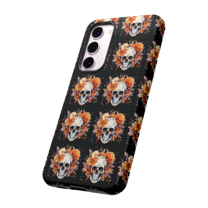 Skeleton iPhone Case, Goth Cell Phone Case, Halloween Skeleton Phone Case,