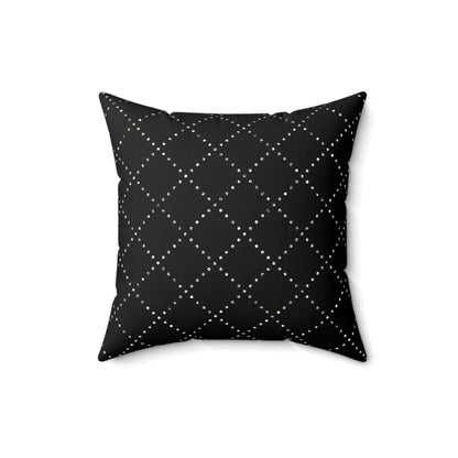 Black and White Square Couch Pillow Decorative Pillow Home Decor