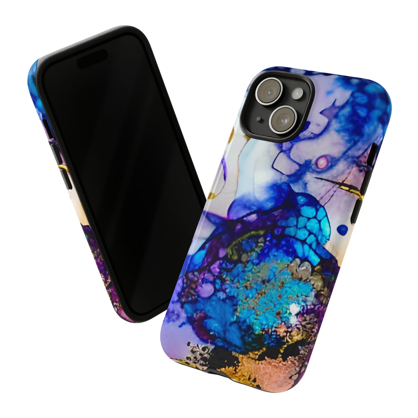 Blue Abstract Cell Phone Case, Cute Cellular Phone Case, Cell Phone Cover