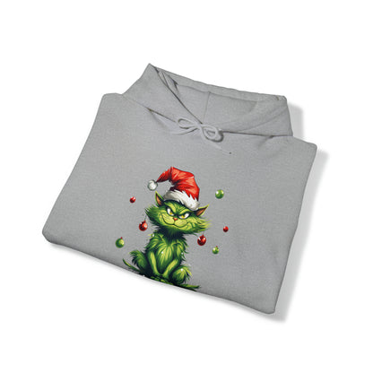Christmas Cat Hoodie, Funny Cat Hoodie, Cute Pullover For Cat Lovers