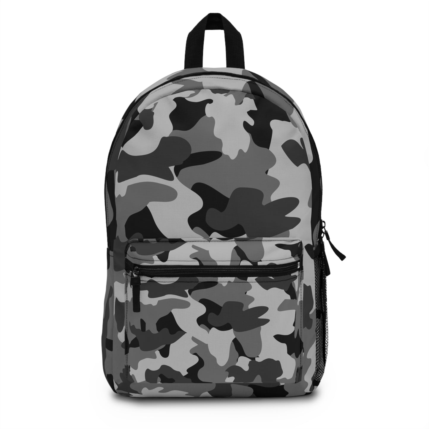 Black Camo School Backpack, Travel College Backpack, Cool Backpack for Boys, Girls, Backpack Aesthetics