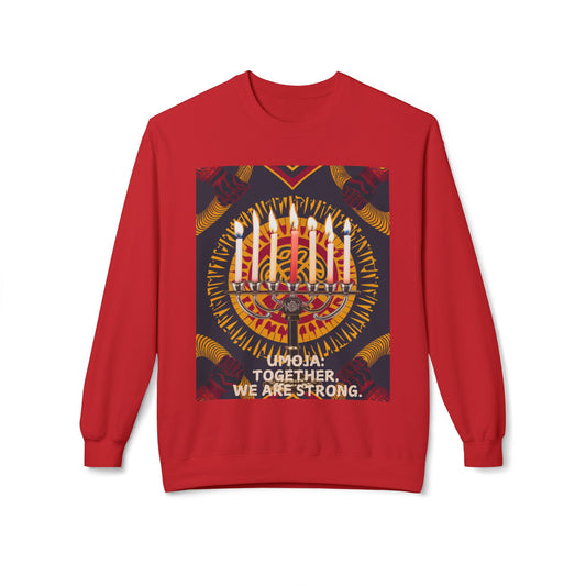 Kwanzaa Sweatshirt, Umoja Together We Are Strong, African American Holiday Jumper, Black History Month Gift, Unisex Crewneck Sweater,