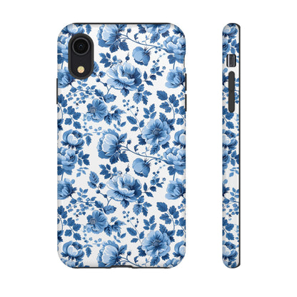 Phone Case - Blue Floral French Cottagecore Tough Case