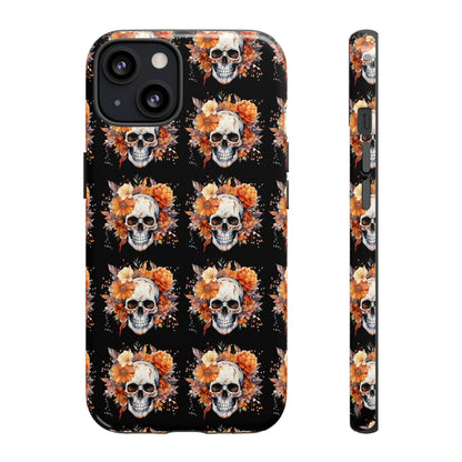 Skeleton iPhone Case, Goth Cell Phone Case, Halloween Skeleton Phone Case,