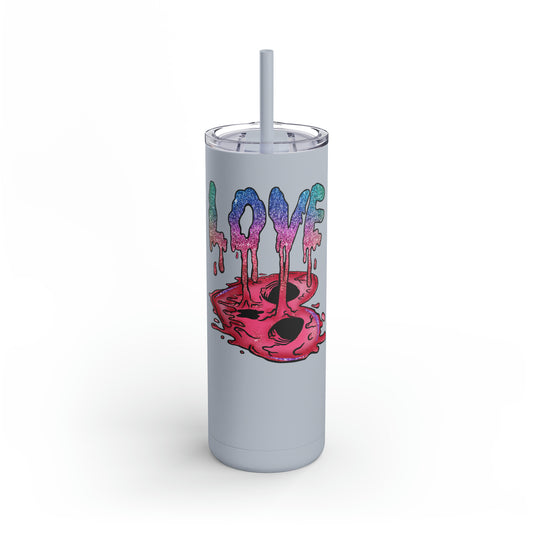 goth valentine travel coffee tumbler with straw maars tumblers
