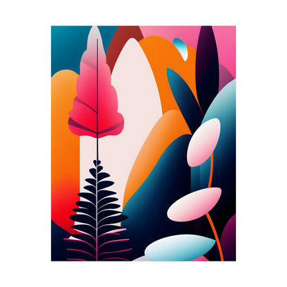 Mid-Century Modern Wall Art Print, Wall Room Decor Premium Matte Vertical Poster