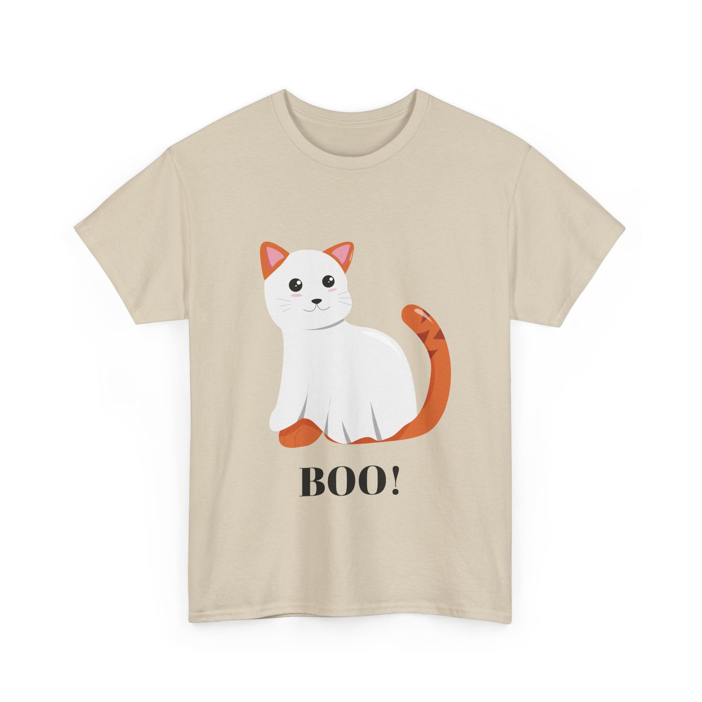 Ghost Cat Shirt, Funny Halloween Cat Ghost T-Shirt, Horror Shirt, Boo Shirt