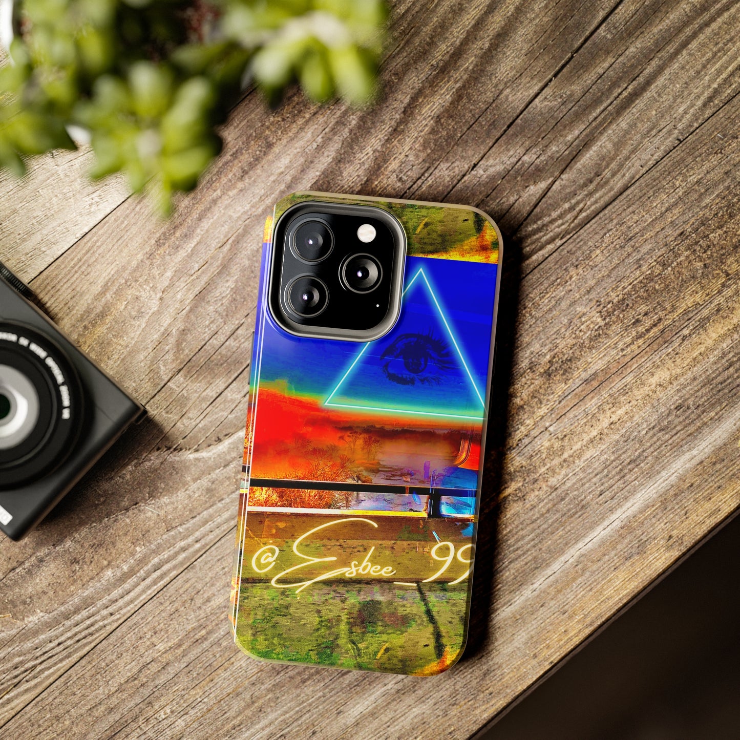 Esbee Evil Eye Gothic Phone Case, Gothic iPhone Case Cool Trendy Phone Case