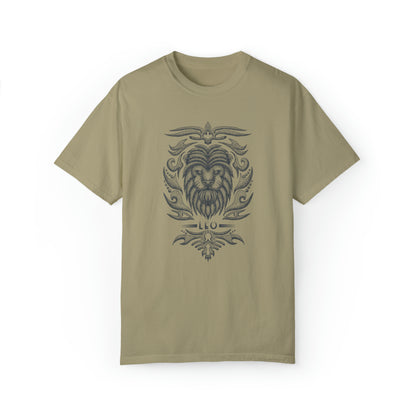 Comfort Colors Leo Vintage Shirt, Zodiac T-shirt, Leo Shirt Unisex Garment-Dyed T-shirt