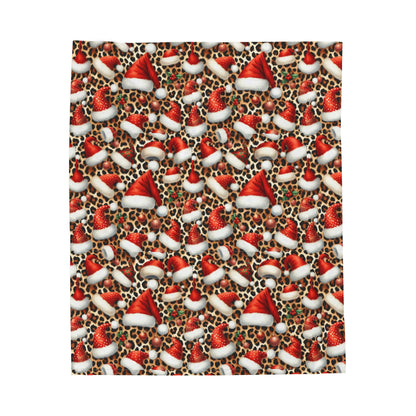 Leopard Christmas Throw Blanket Couch  Cozy Christmas Blanket