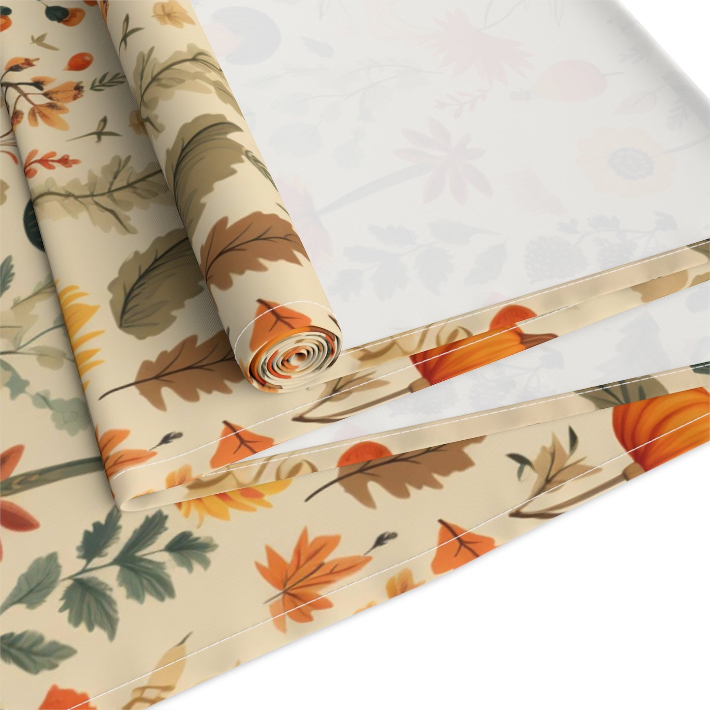 Fall Table Runner, Elegant Table Decoration, Holiday Table Cloth Modern