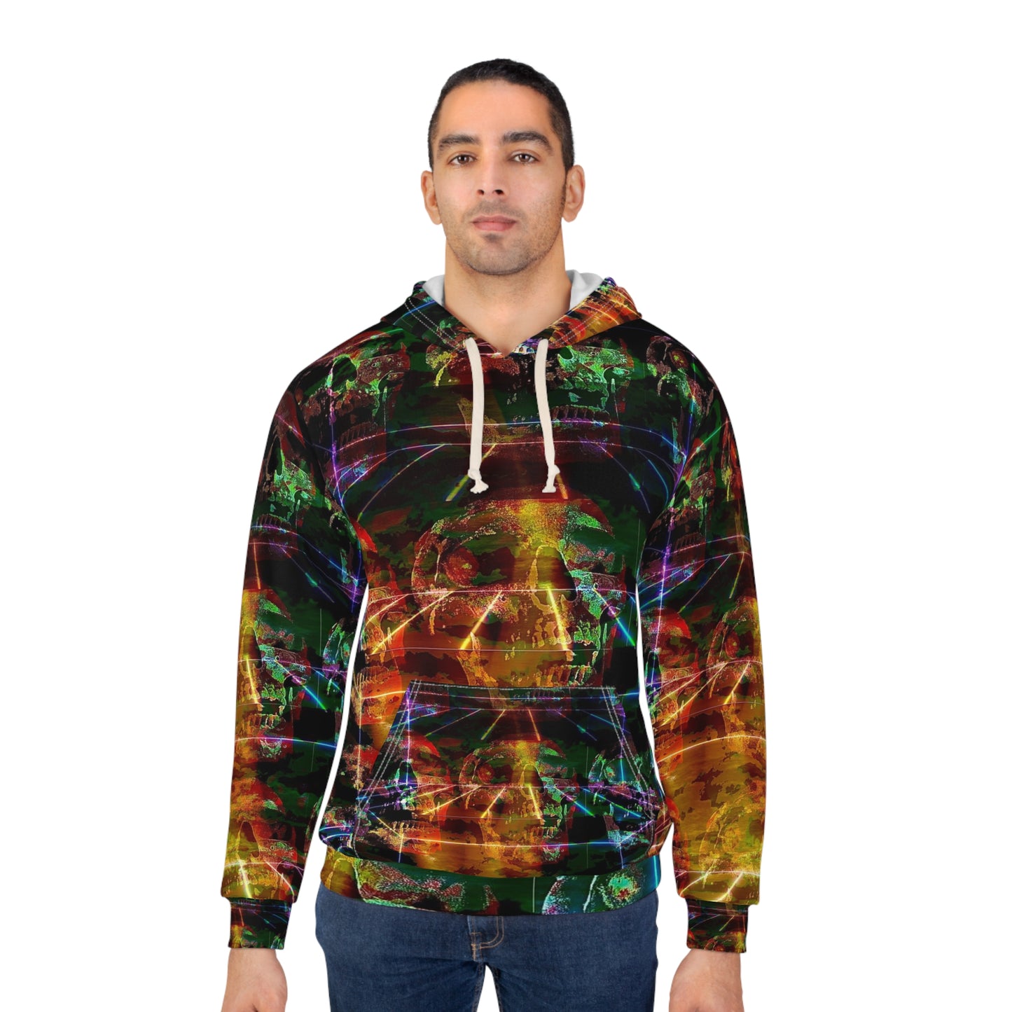 Psychedelic Abstract Pullover Hoodie - Unisex Streetwear