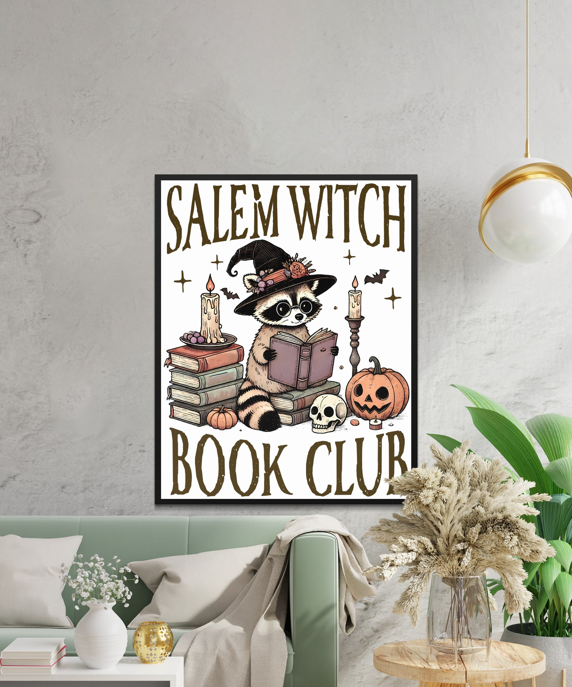 Salem Witch Book Club Framed Decorative Print product