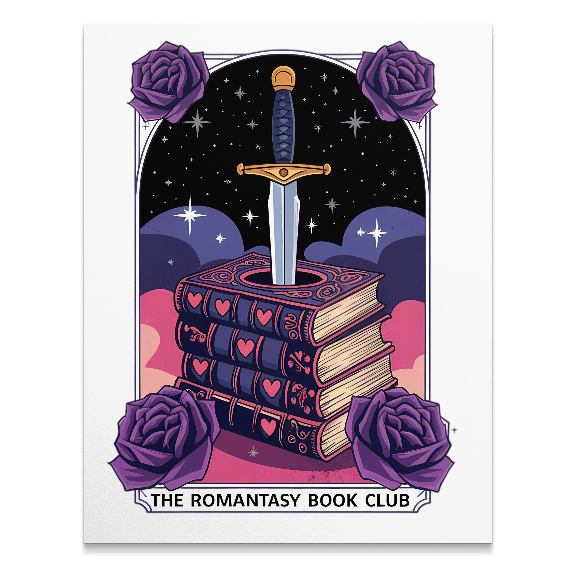 The Romantasy Book Club Graphic Art Poster product
