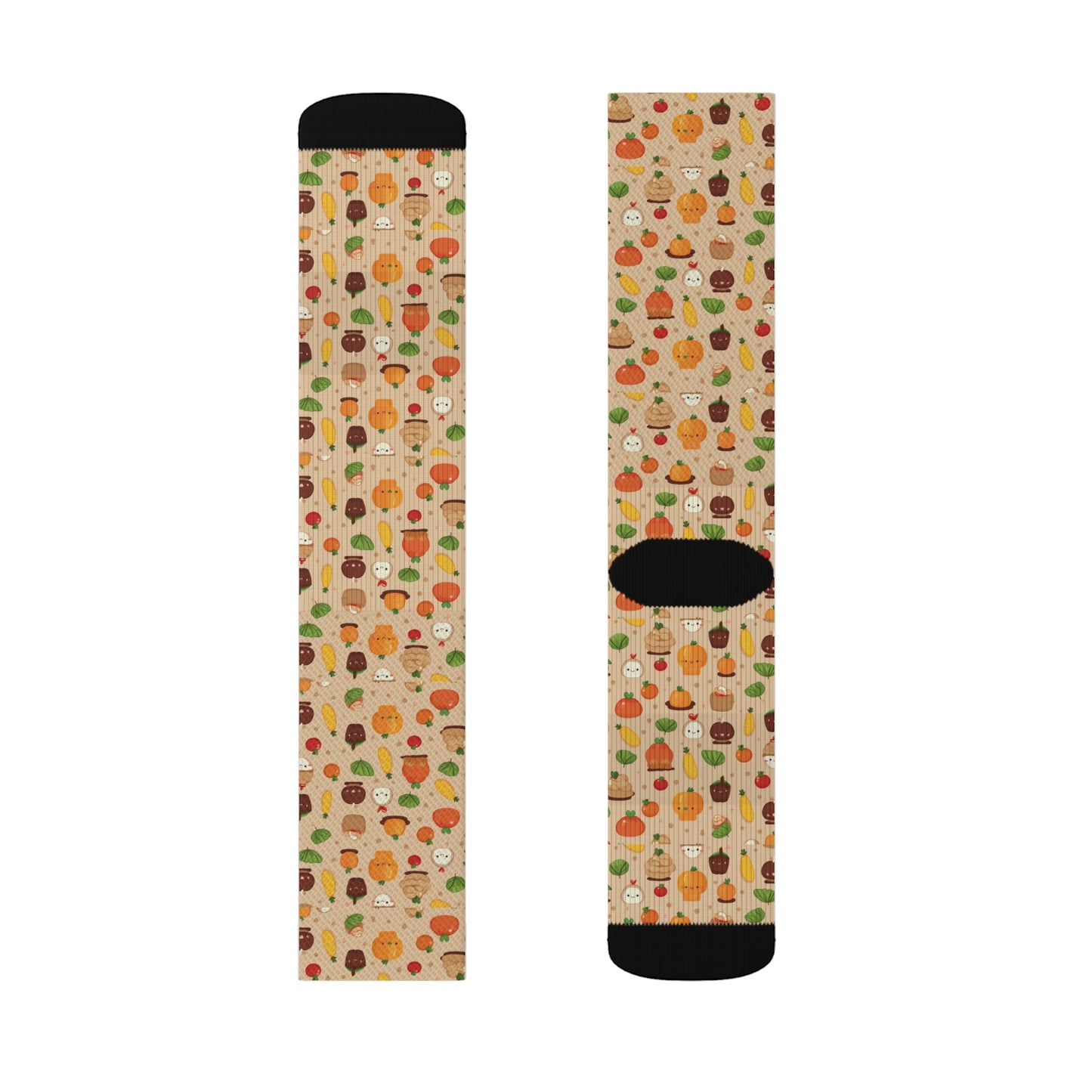 Kawaii Novelty Socks, Thanksgiving Socks Casual Funny Fun Socks for Men & Women,