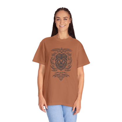Comfort Colors Leo Vintage Shirt, Zodiac T-shirt, Leo Shirt Unisex Garment-Dyed T-shirt
