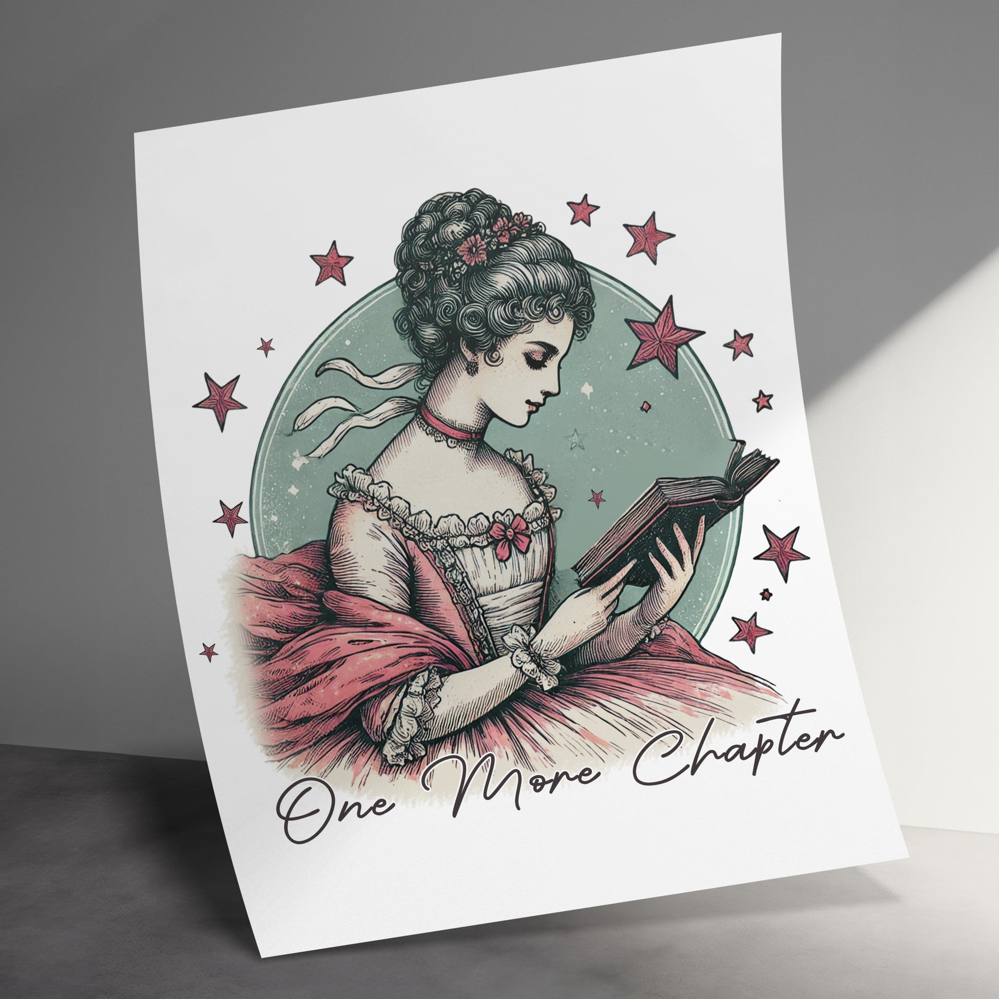 One More Chapter Vintage Style Reading Art product