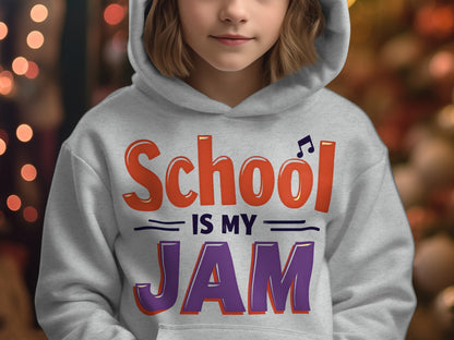 School Is My Jam Themed Hoodie Product