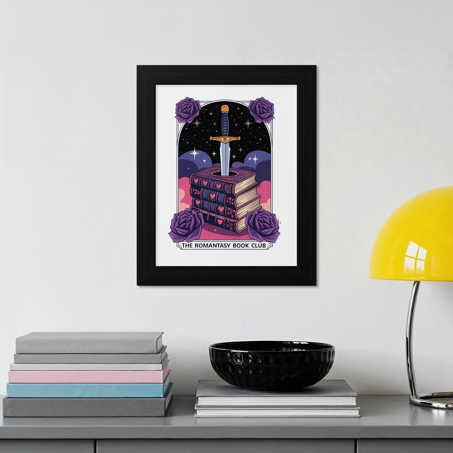Decorative Romantasy Book Club Poster wall art product type