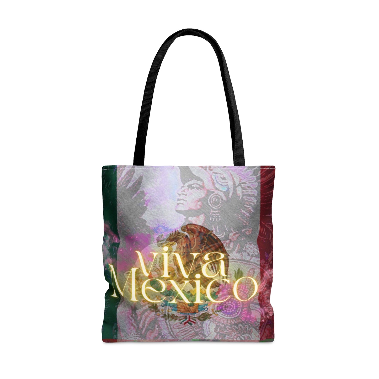Viva Mexico Canvas Tote Bag Mexican Independence, Weekender Bag Carryon  (AOP)