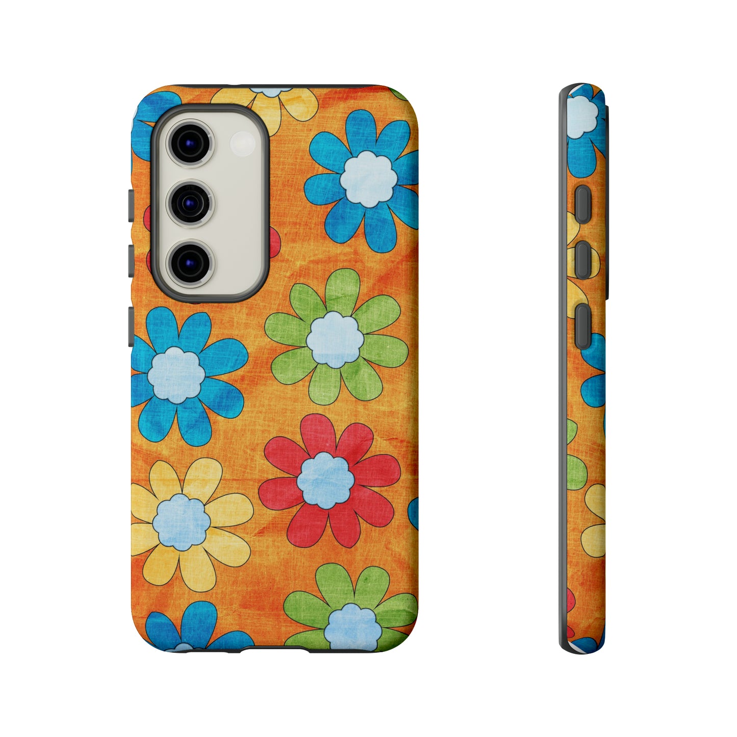 Retro Daisy Phone Case, Floral Flower Cell Phone Case, Cute iPhone Case