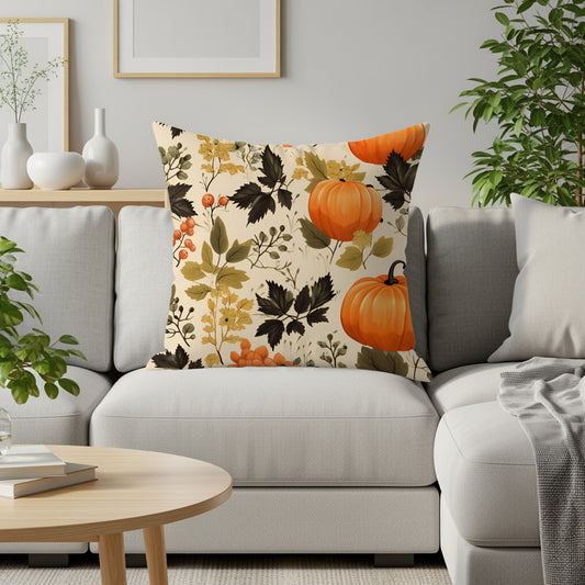 Autumn Harvest Pumpkin Cushion for Cozy Home Decor