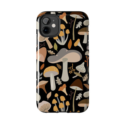 Mushroom Cell Phone Case, Boho Retro Cool Cute Tough Phone Cases