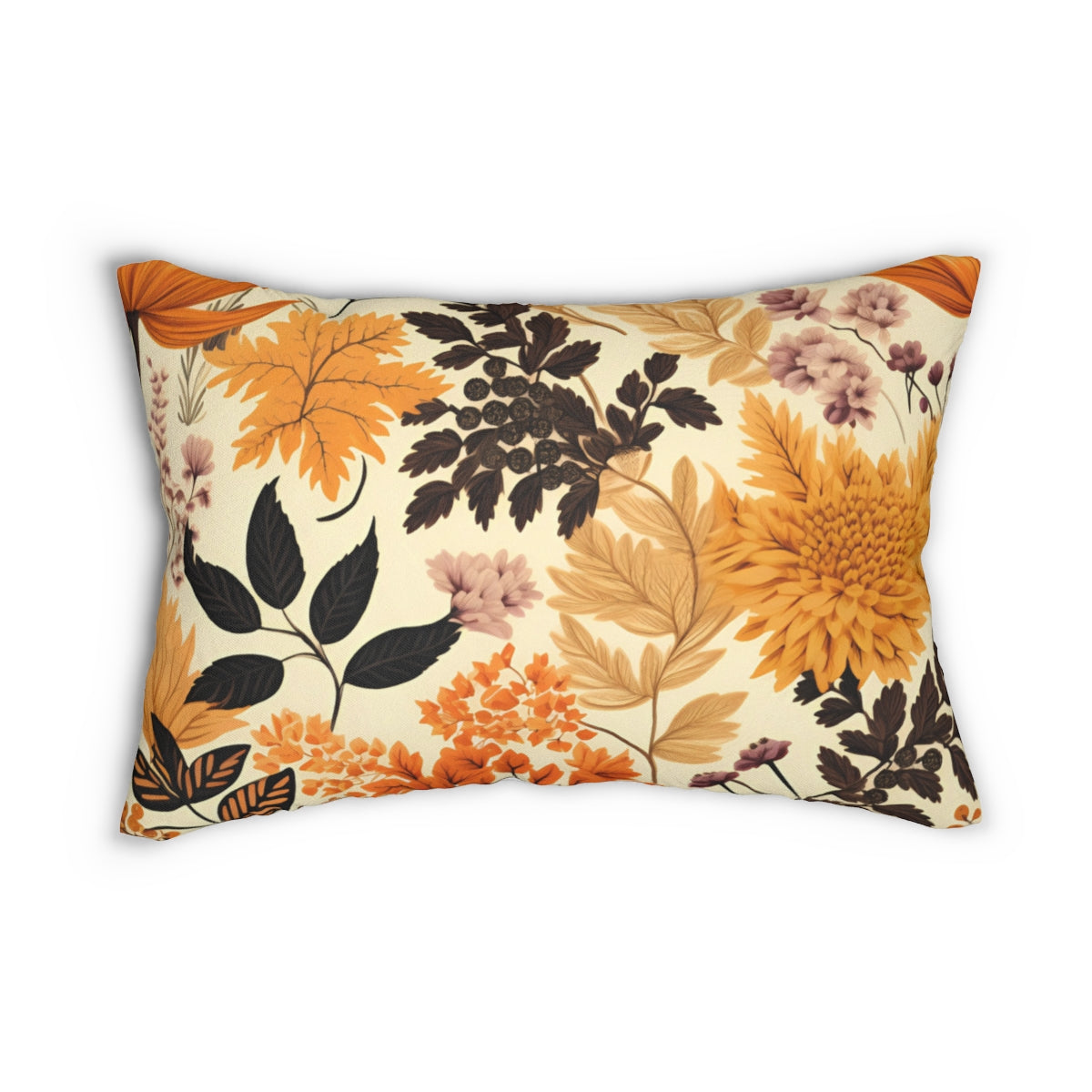 Autumn Floral Pillow Cover for Home Decor
