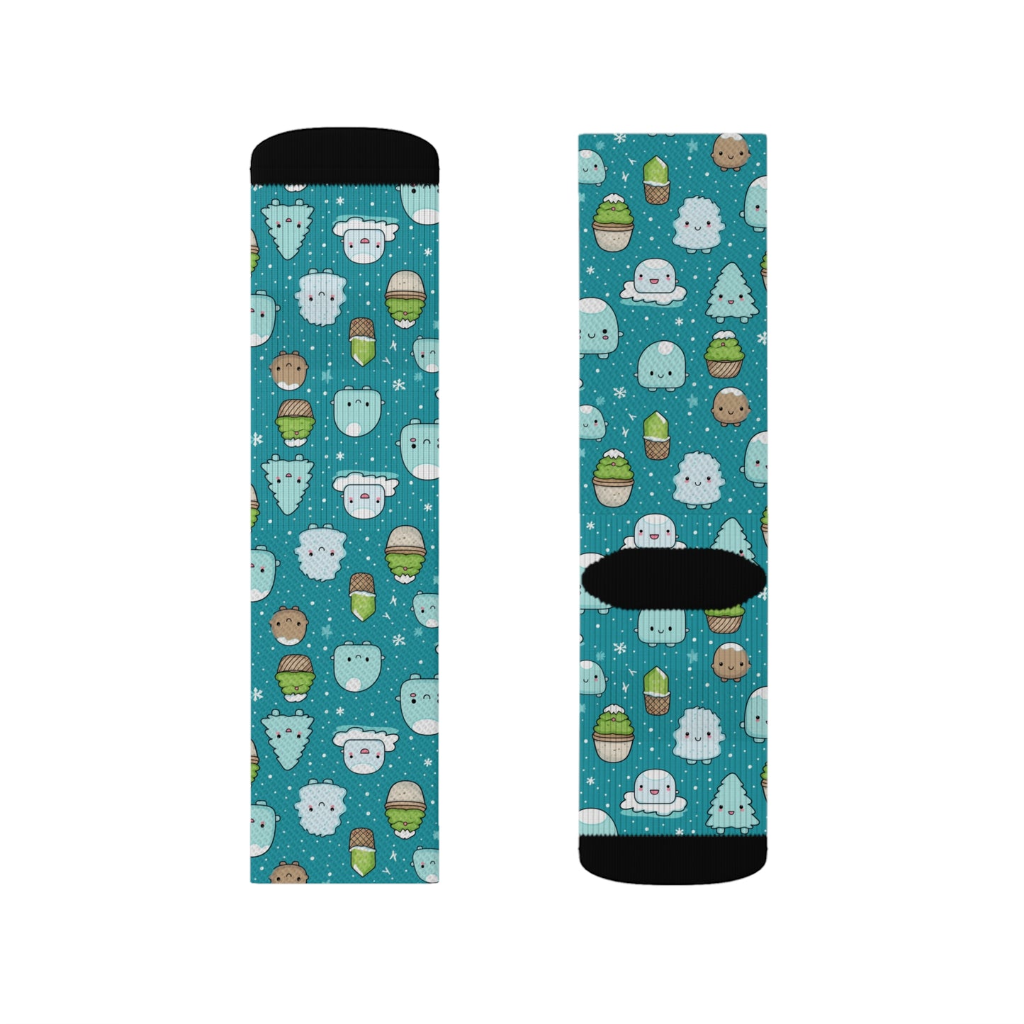 Kawaii Christmas Novelty Socks, Casual Funny Fun Socks, for Men & Women, Novelty Gift