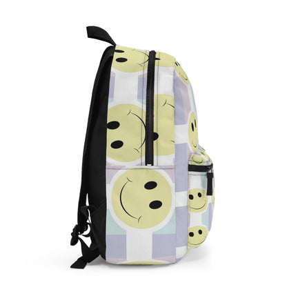 Smiley Face School Backpack, Cute Retro Backpack for Girls, Kids Backpack, Back to School