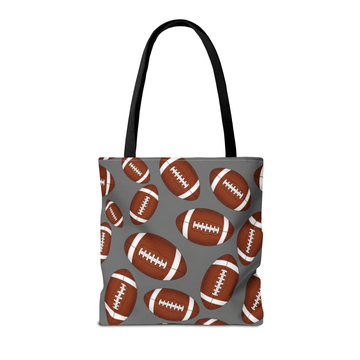 Stylish Tote Bag with Football Pattern Design